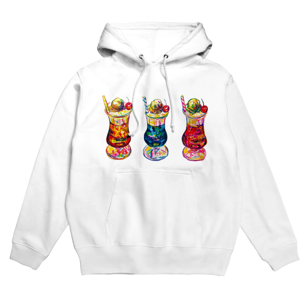 しゃけどうふの可愛いクリームソーダ Hoodie