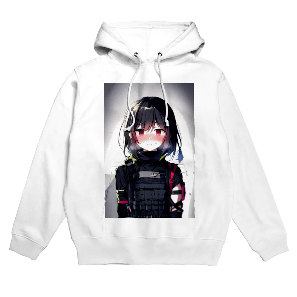 キャラクターグッズの【戦闘員少女】人工呼吸...ですか？... Hoodie