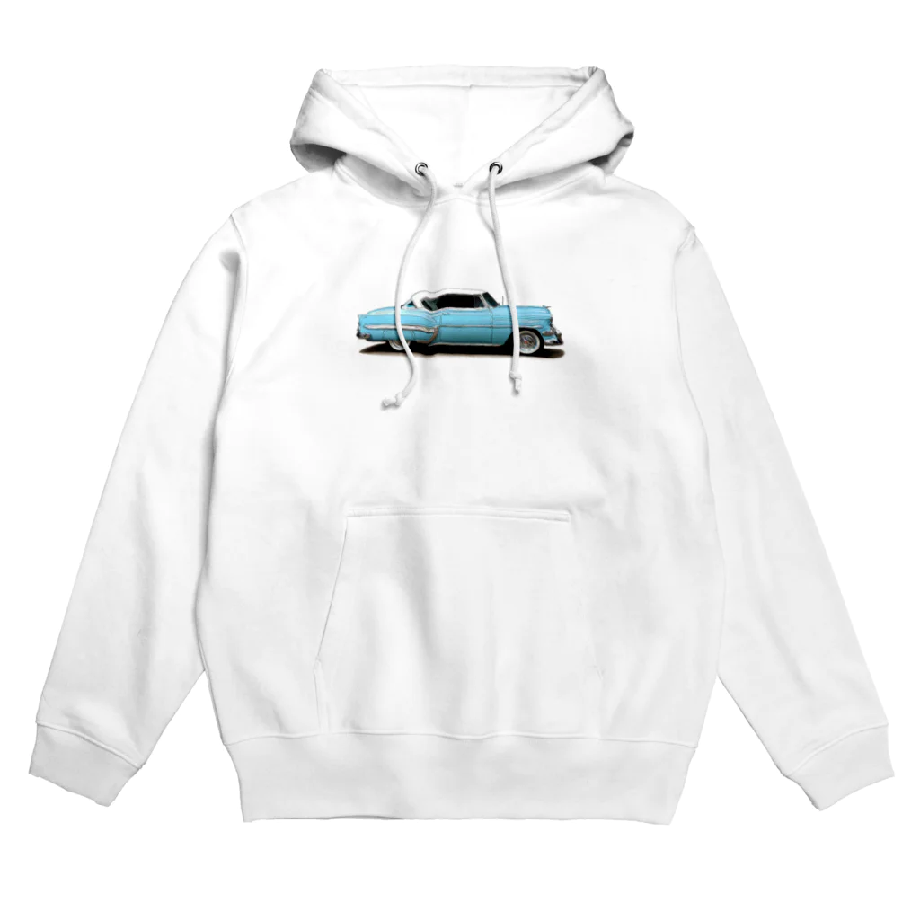 wowwooのChevrolet Bel Air　BLUE Hoodie