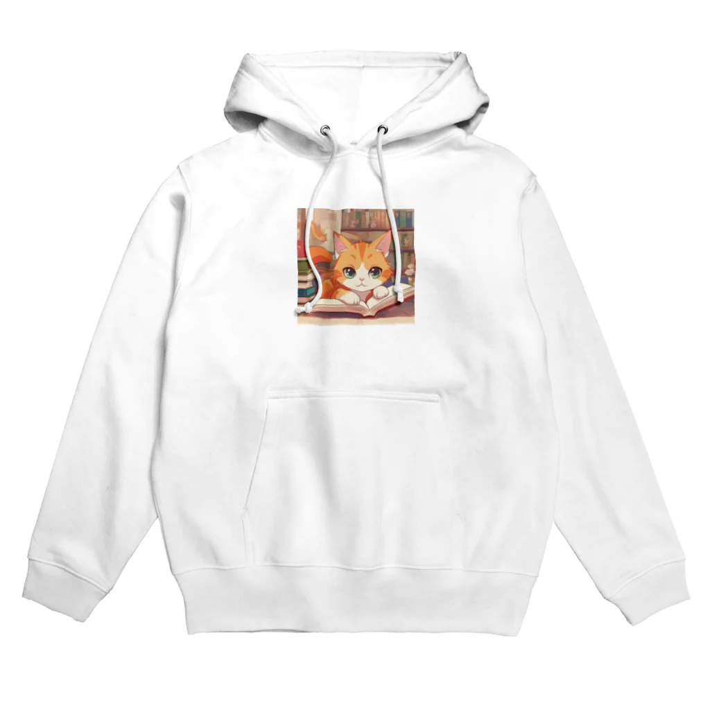 星パンダショップのほんよみかんねこ Hoodie