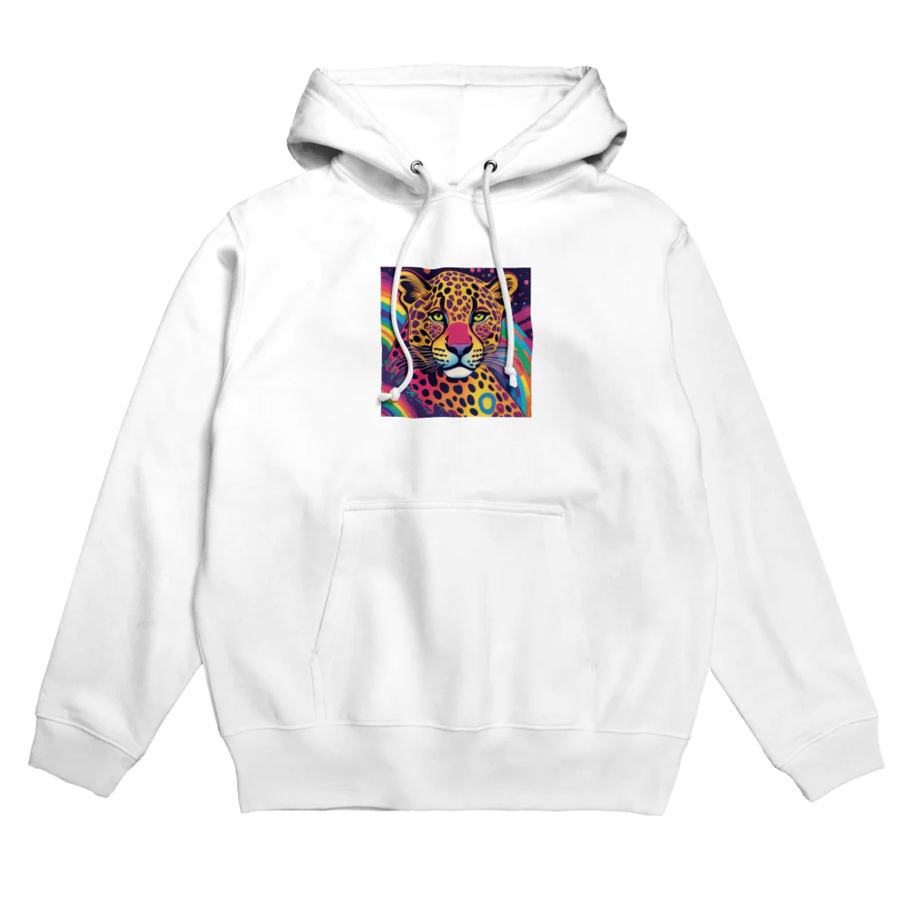 サイケデリックな世界のpsychedelicなヒョウ Hoodie