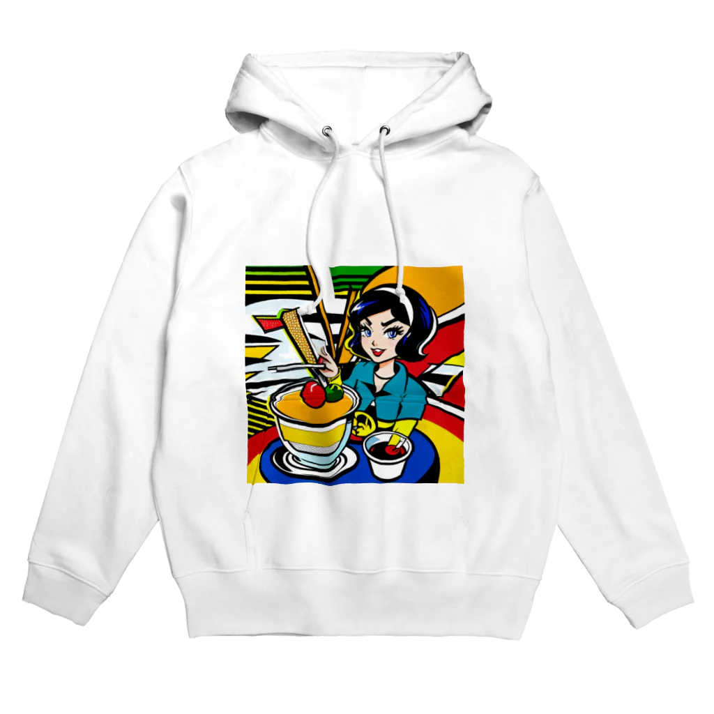 あかいはちの南国スイーツ Hoodie