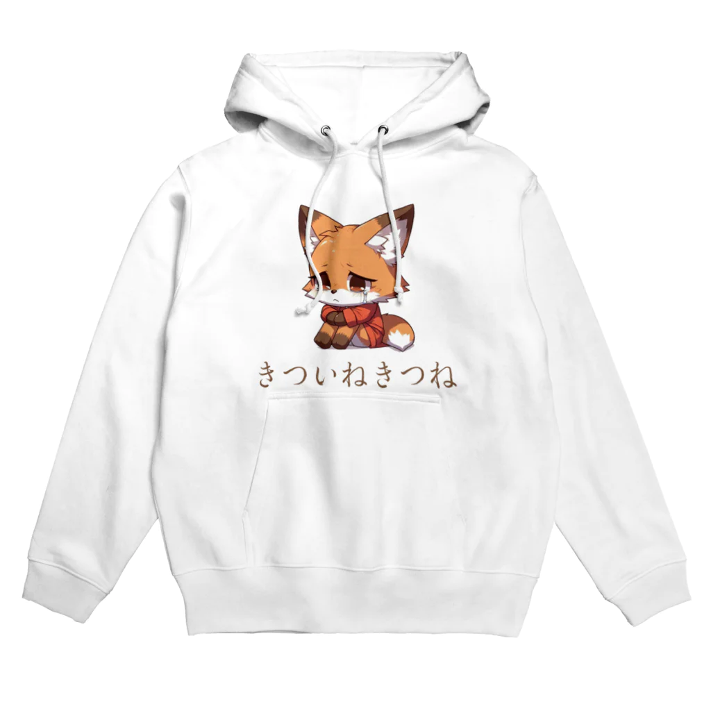 フォックスのきつねショップのきついねきつね、アニメバージョン Hoodie