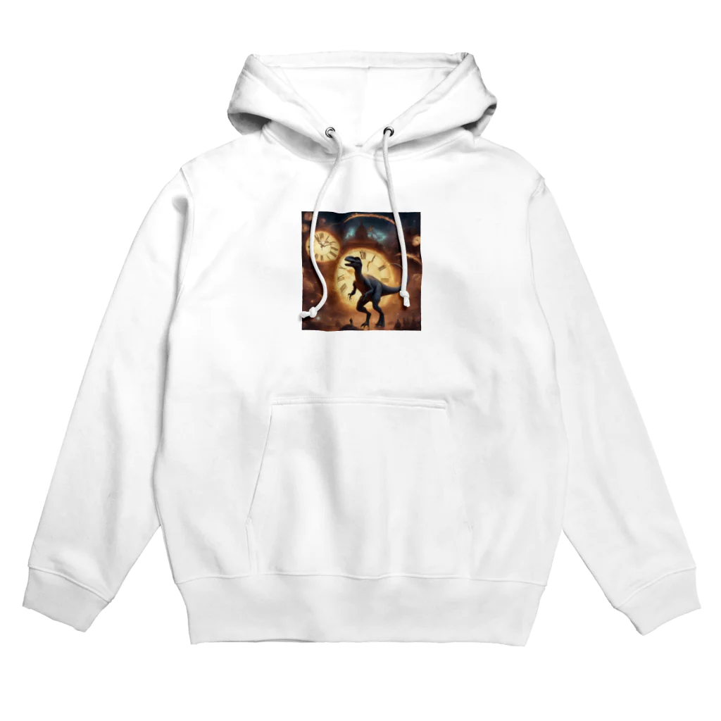 Superherooの時間を操る能力を持つ恐竜 Hoodie