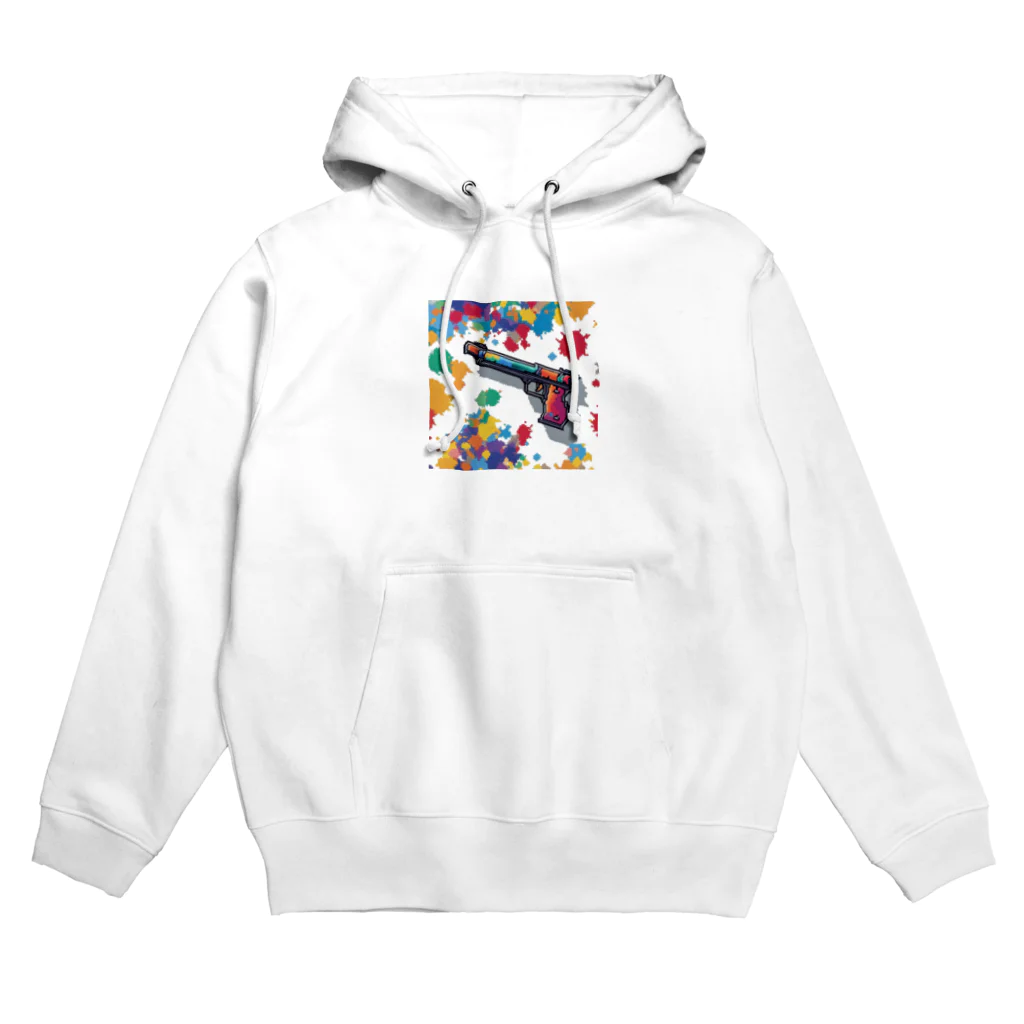 hibi-koreのカラフル発射ぴすとる Hoodie