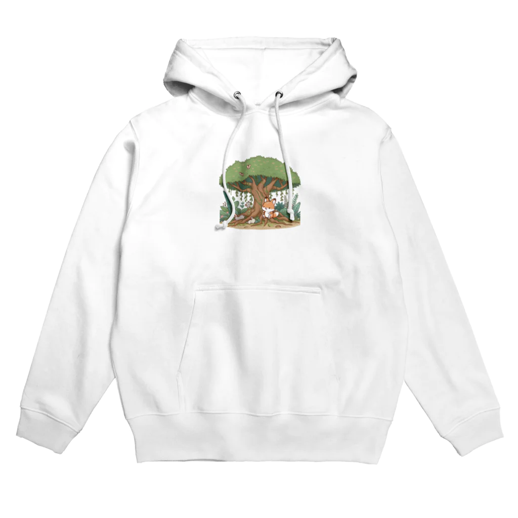 星パンダショップのガジュマルとキツネと森の仲間たち Hoodie