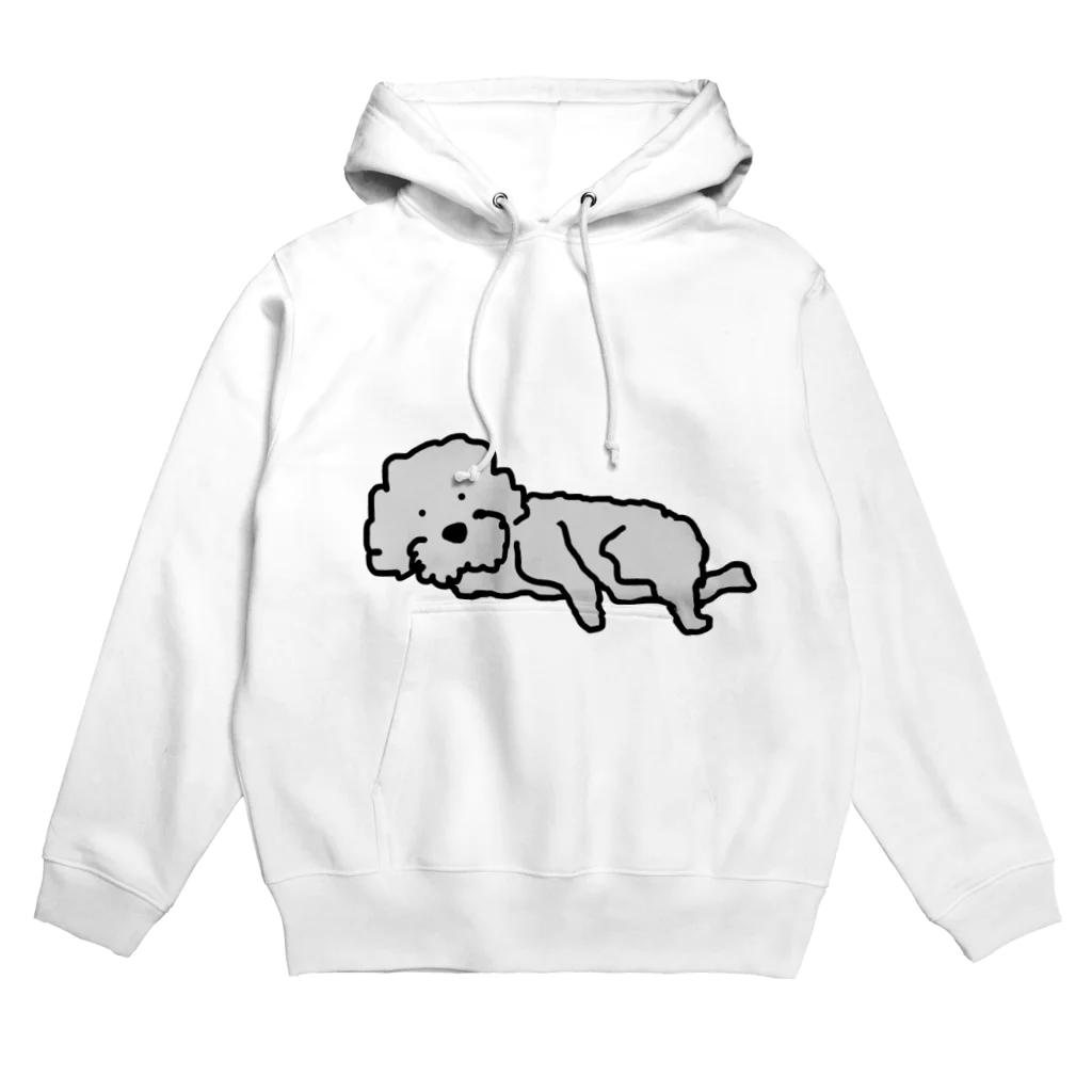 カール亭のなにか？とちょっ起きるワンさん　犬 Hoodie