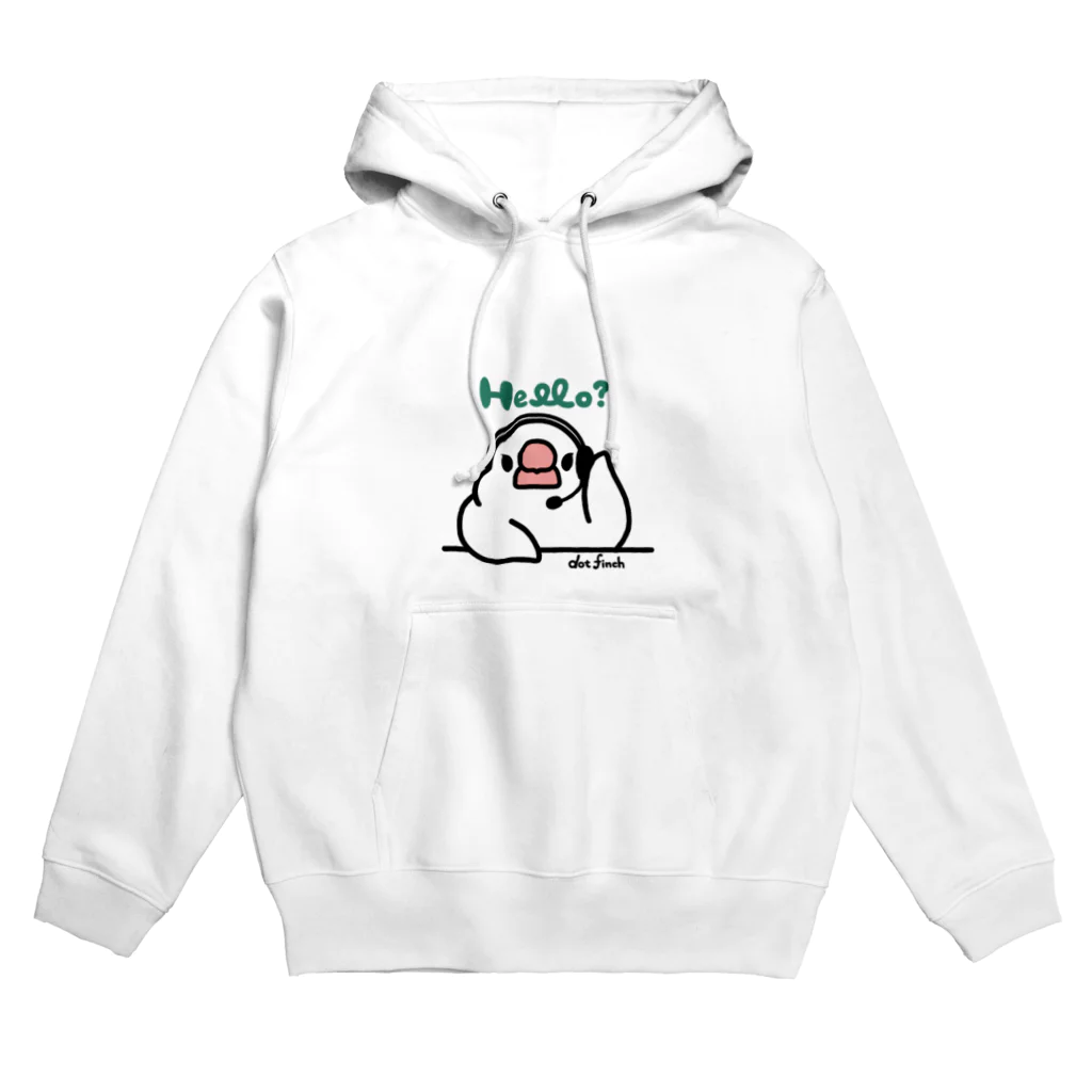 dot finchのコールセンター文鳥 Hoodie