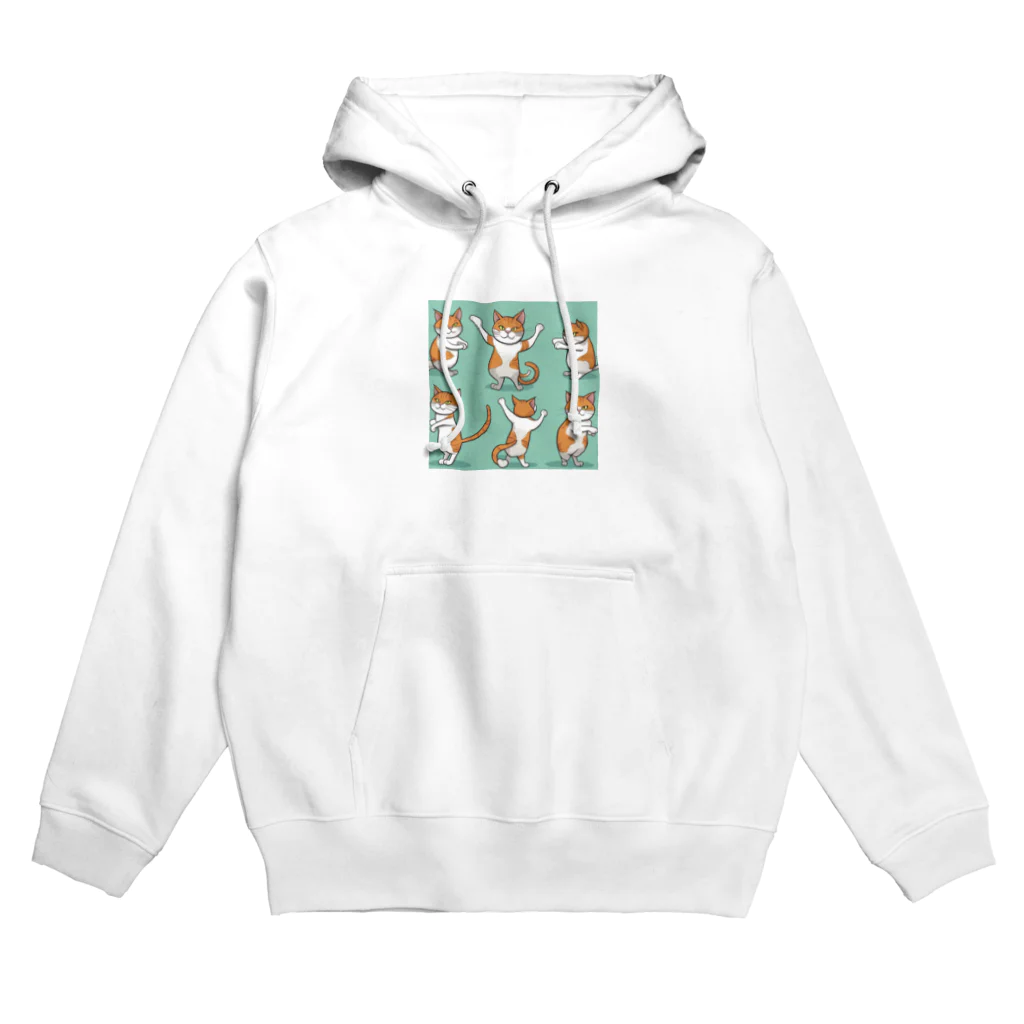 kuromasu_yuzuのダンシングにゃー Hoodie