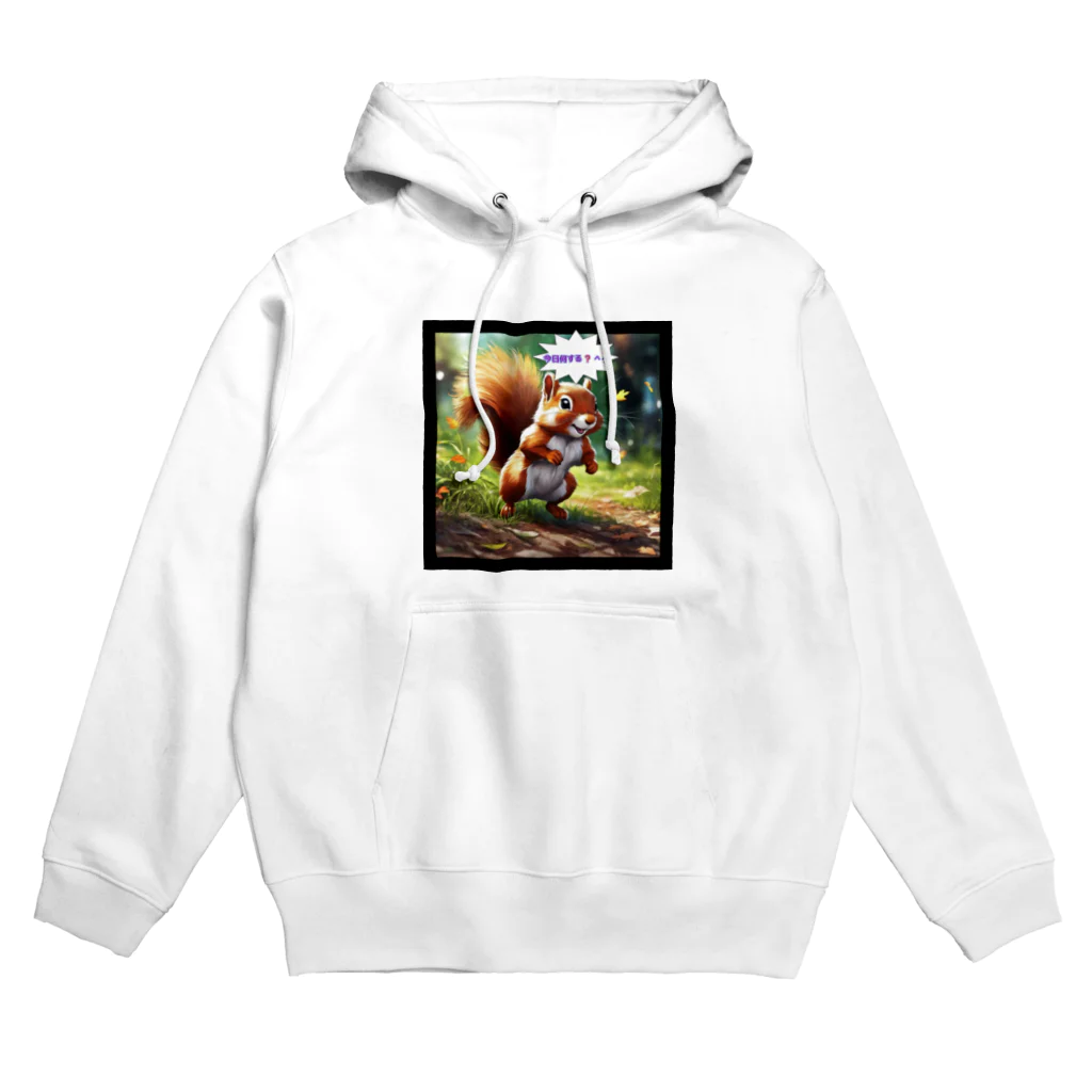 taki・ショップのリス Hoodie