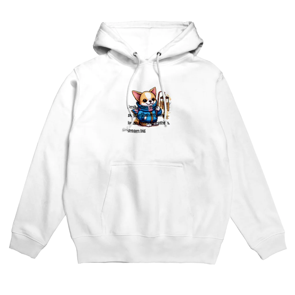 M-Dのチワワの冬 Hoodie