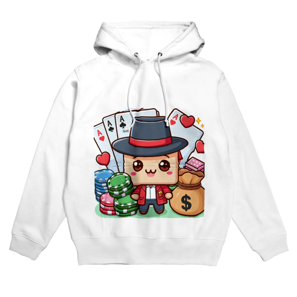 ぴーすけ🃏【ポーカーグッズ】のポーカー大好きマン Hoodie