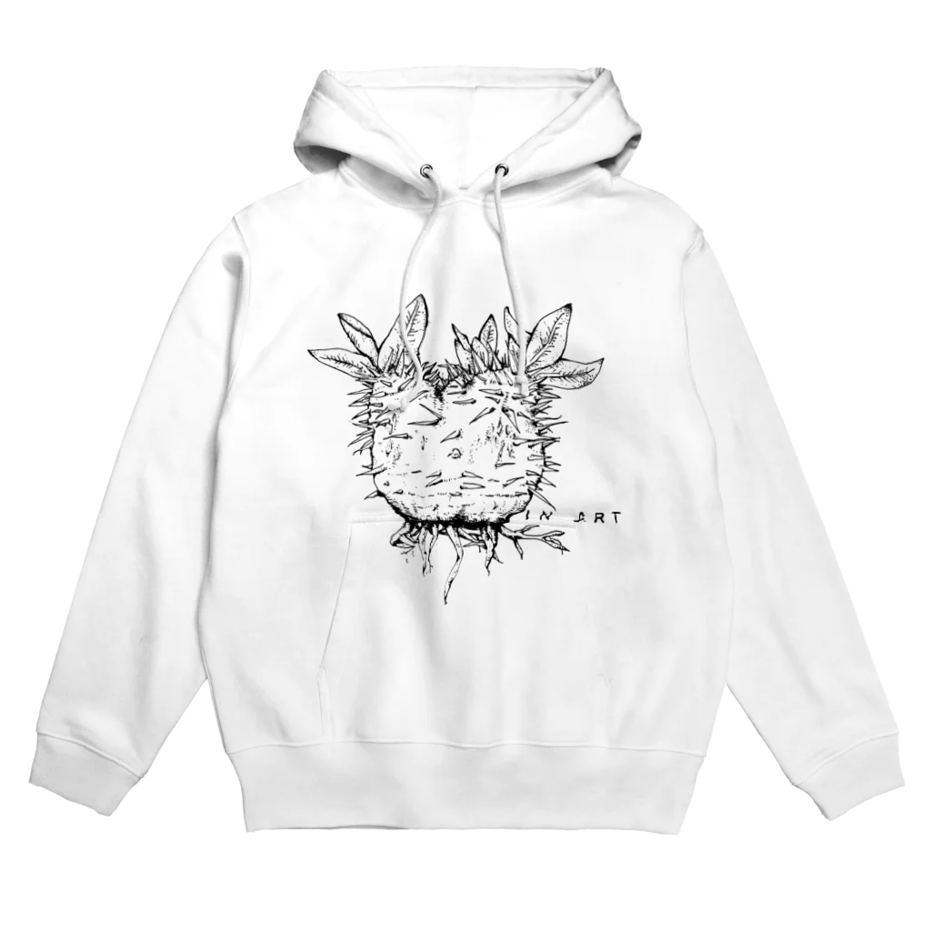 Ari のパキポディウム・ボタニカルアート（植物） Hoodie