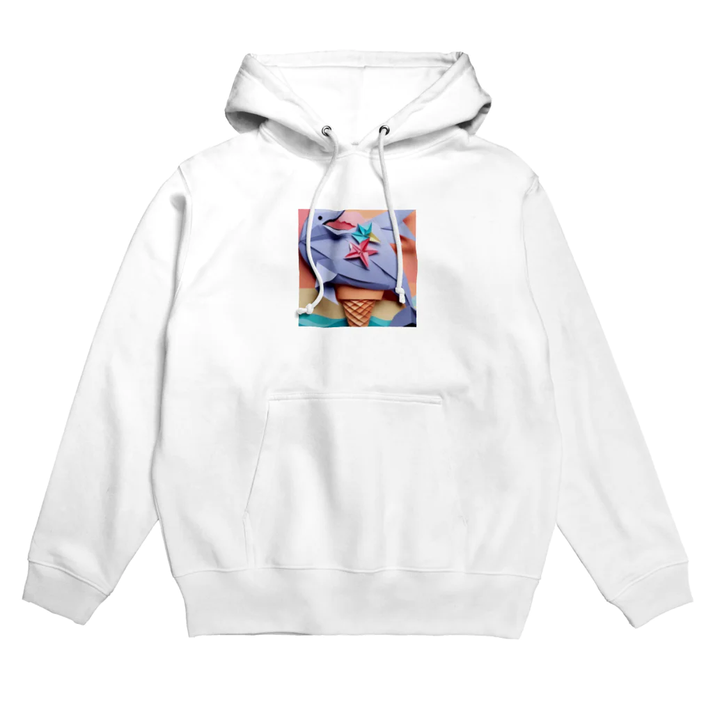 yumiceのice meets オリガミイルカ Hoodie