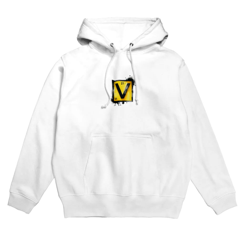 science closet（科学×ファッション）の元素シリーズ　~バナジウム V~ Hoodie