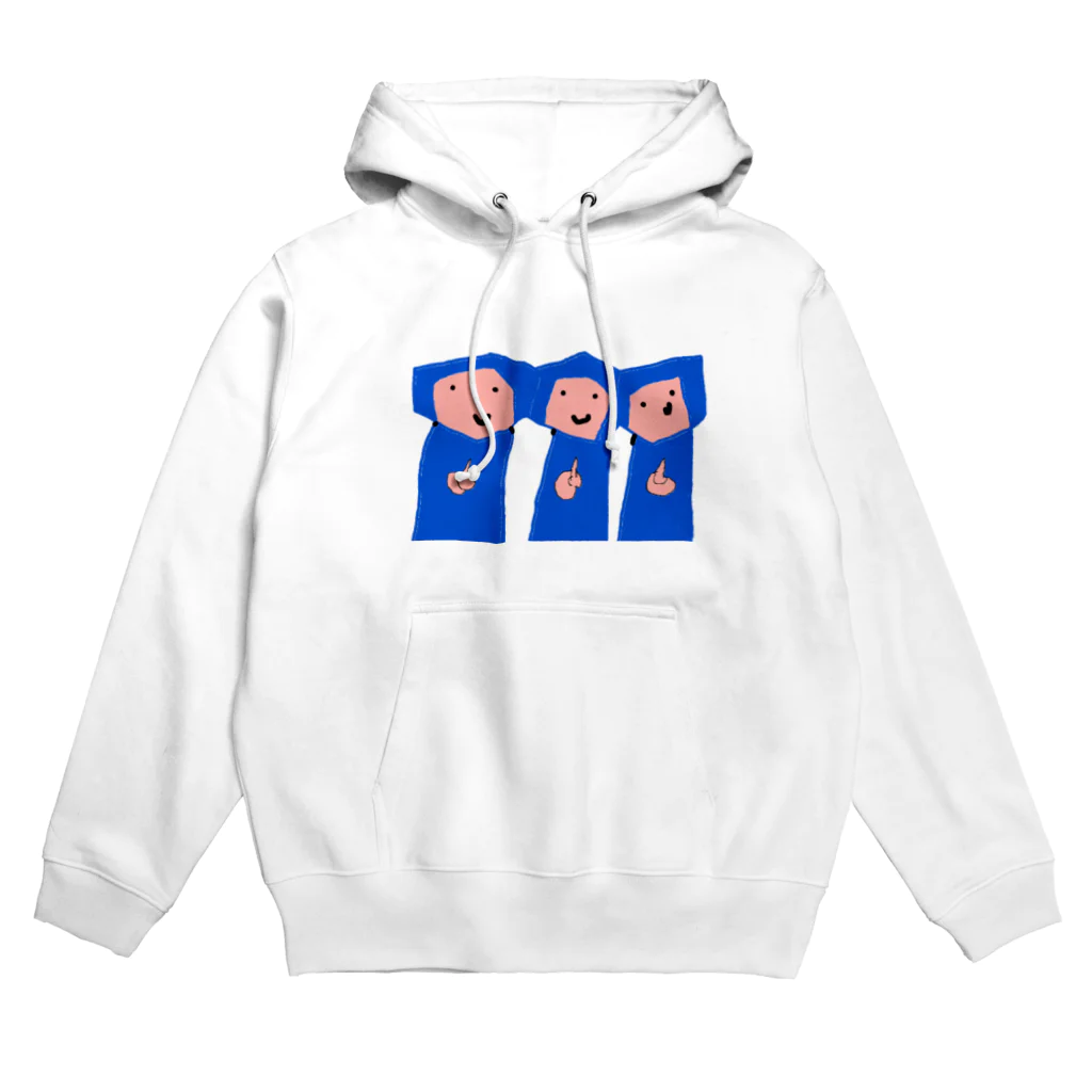 jonumeのとぐろ三兄弟 Hoodie