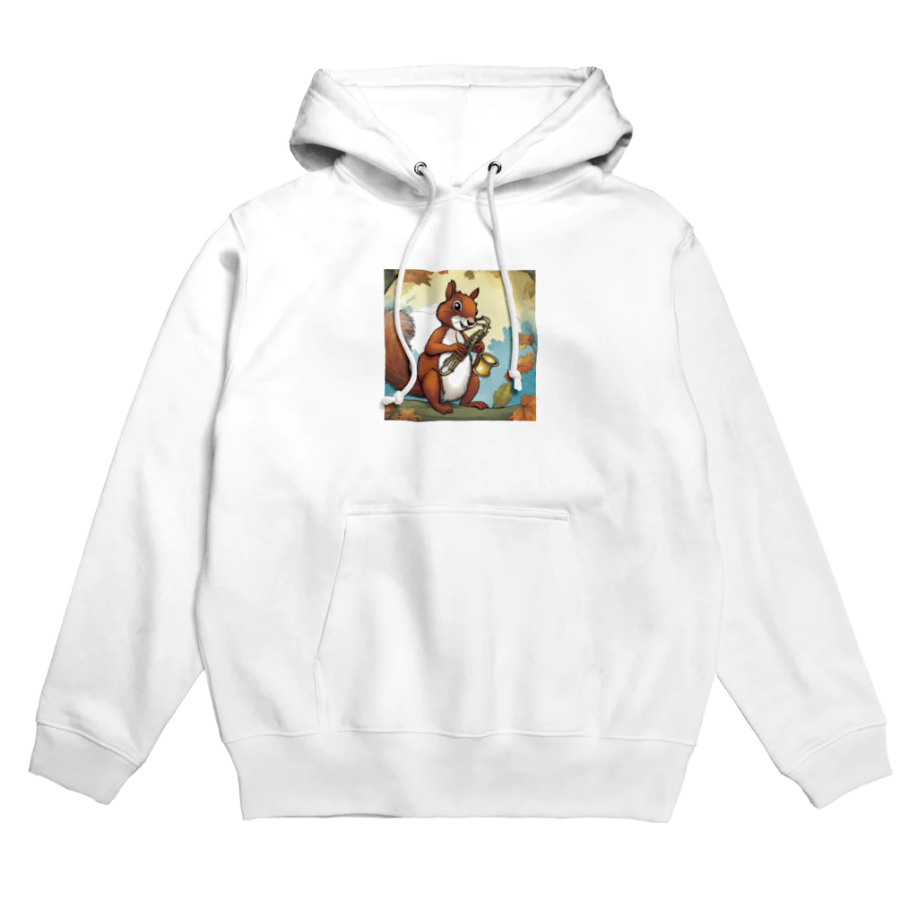 mari0909のリスがサックスを Hoodie