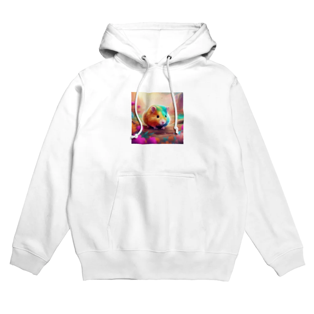 hibiscus_7のカラフルハムスター Hoodie