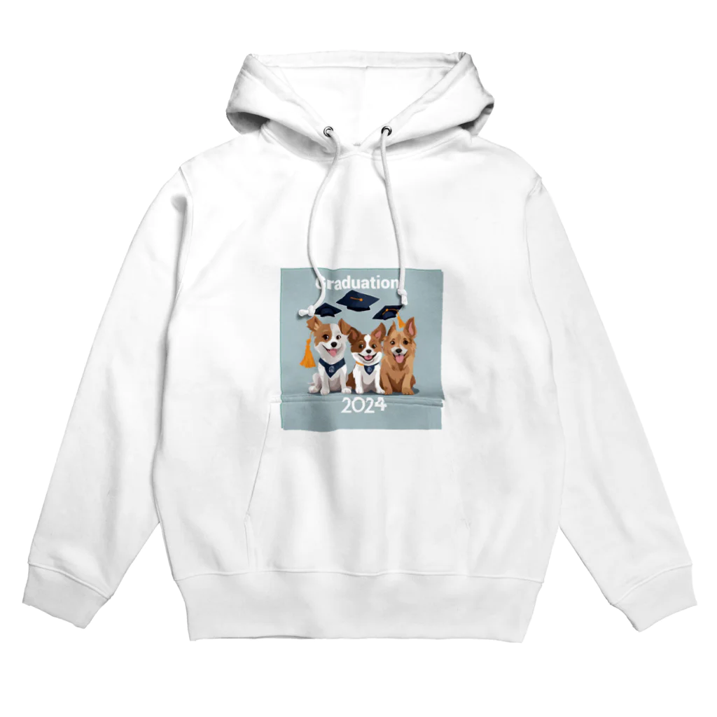 Tomo_Bluebellの2024卒業アイテム　犬 Hoodie