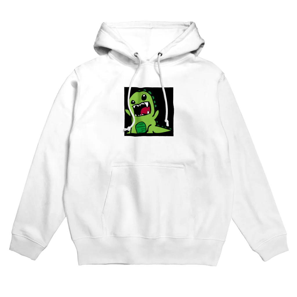 hidepandaのガチャピン風の恐竜 Hoodie