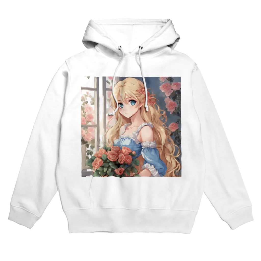 プリンゴブリンの花束バラ子さん Hoodie