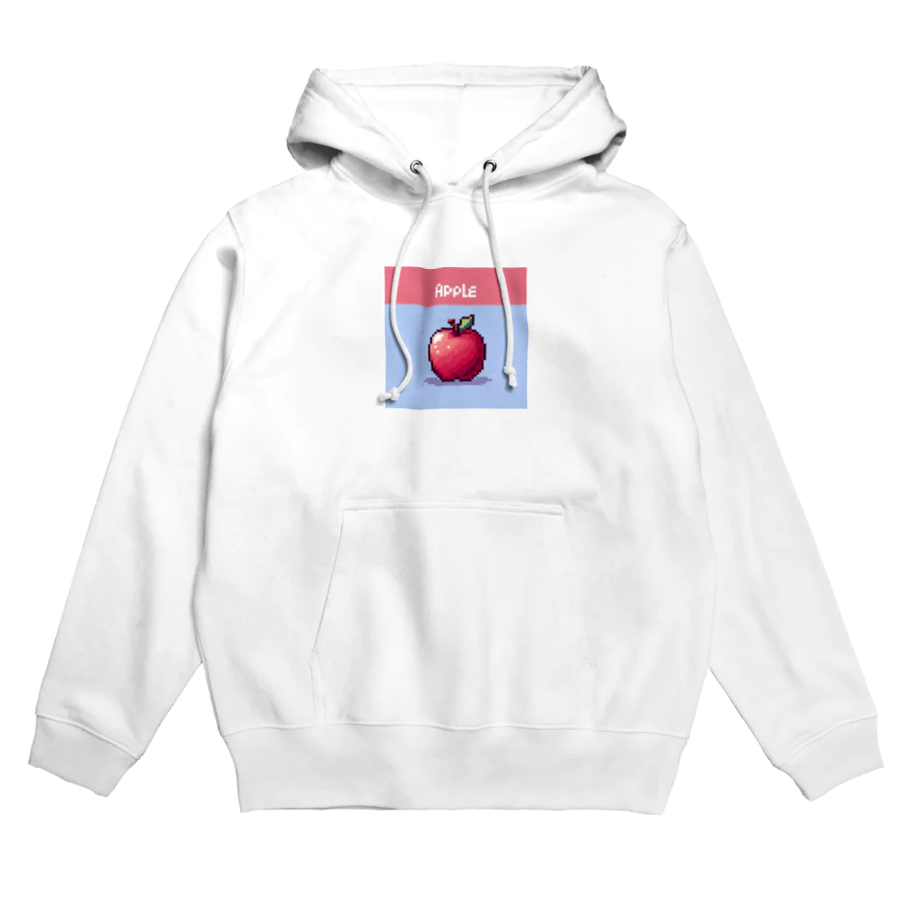 ドット絵調理器具のドット絵「りんご」 Hoodie