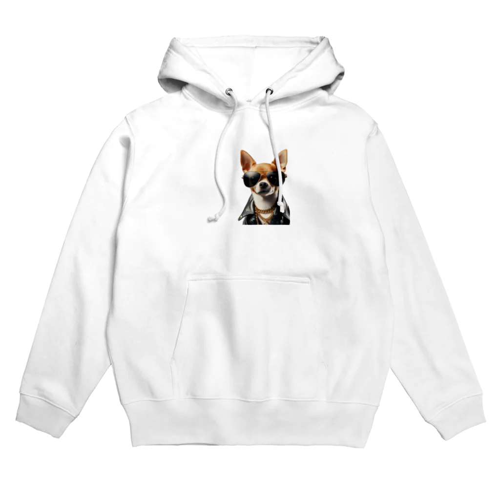 arenahitoのニヒルなチワワ Hoodie