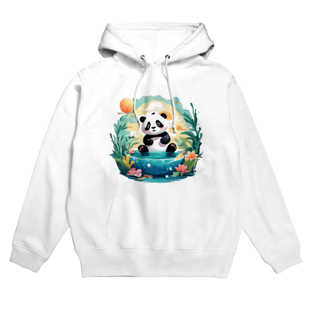 waterpandaの水辺のパンダ Hoodie