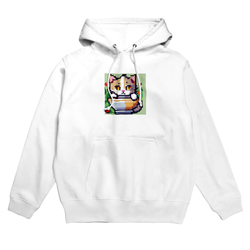 雪売店のマグカップかくれんぼ猫 Hoodie