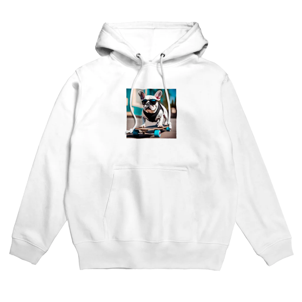 SUNSET TAKEOFFのライディングブルドッグ Hoodie