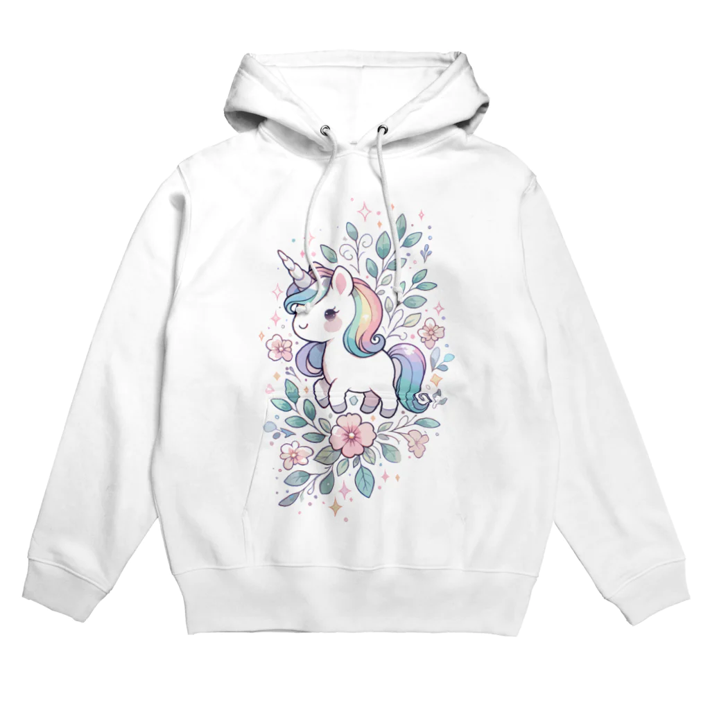 プチポップペインティングのゆめかわユニコーン２ Hoodie