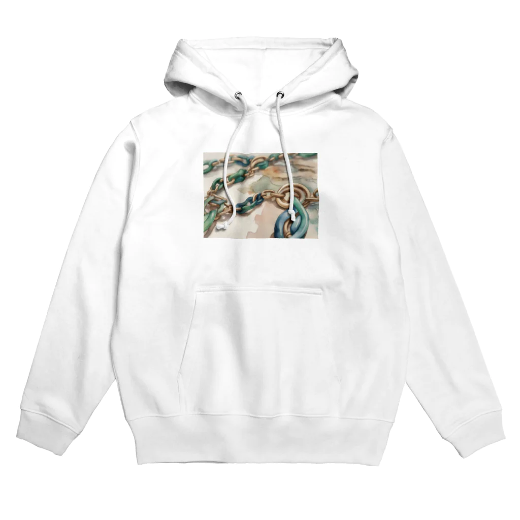 テフラんずのチェーンデザイン Hoodie