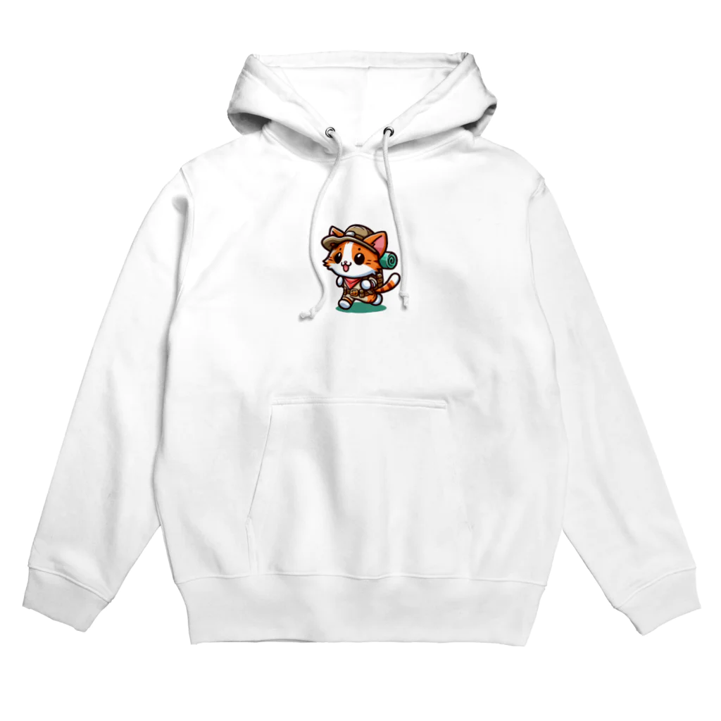 BinaryStoreの冒険好きな猫 Hoodie