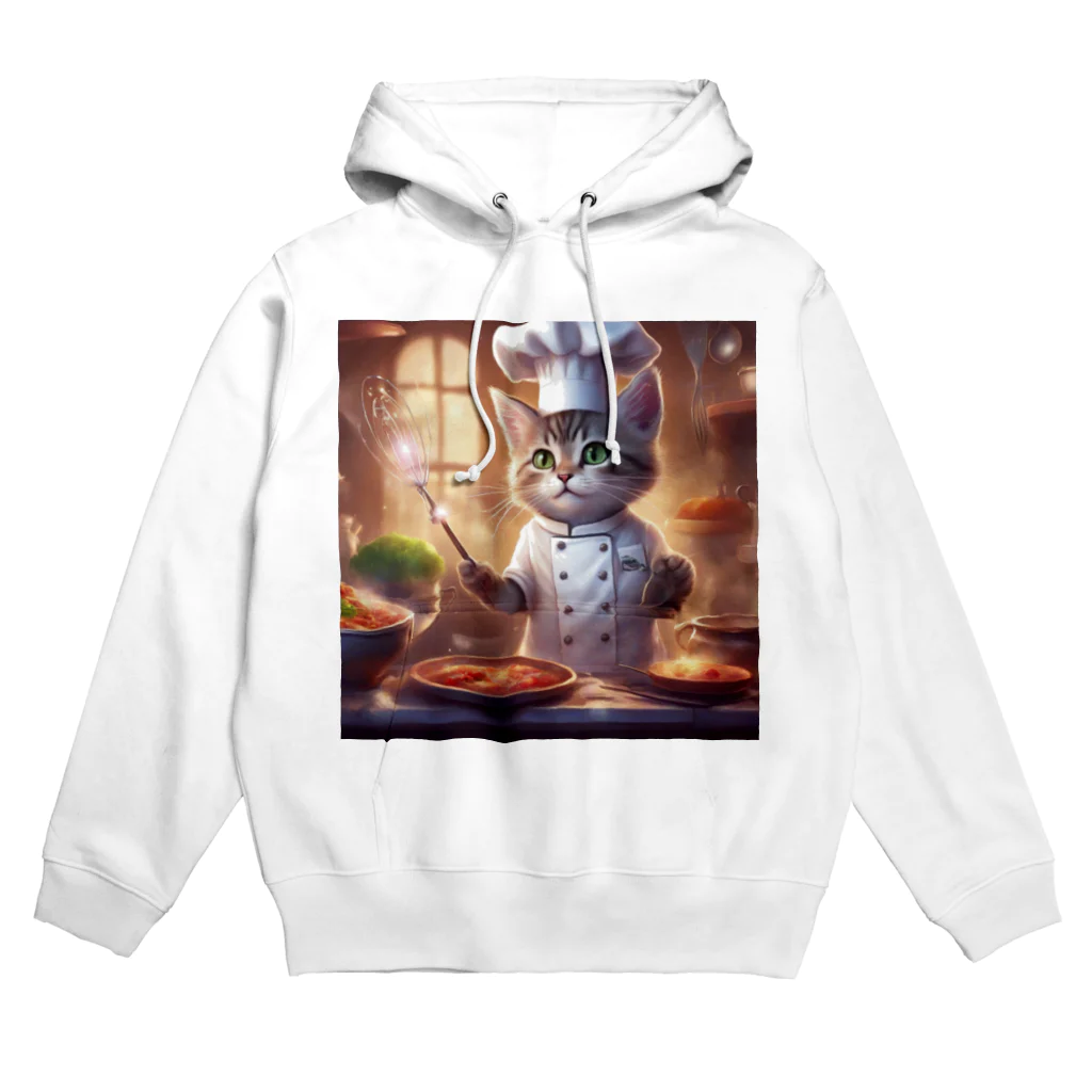 キャリーのcooking猫 Hoodie