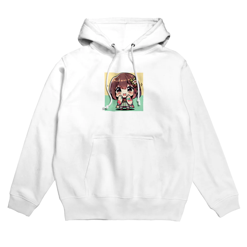 takecooの和服女子 Hoodie