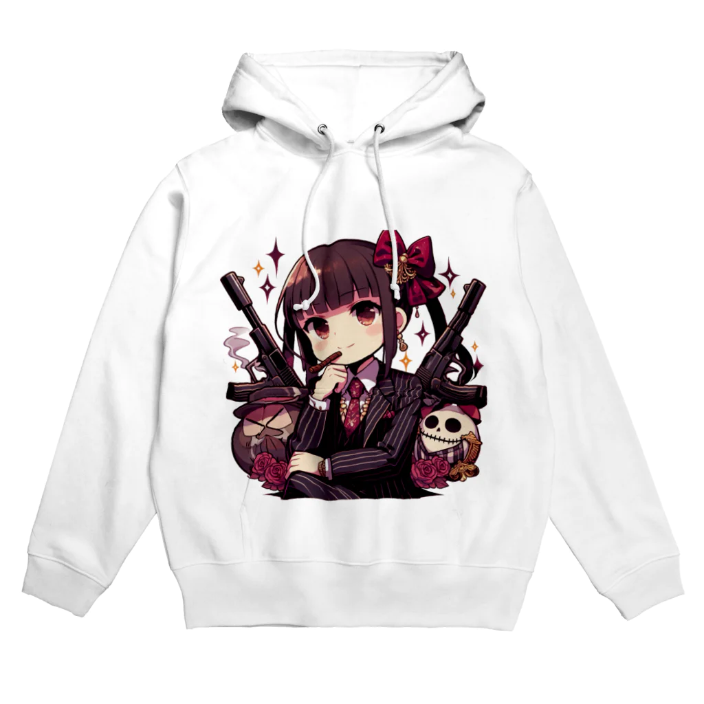 推しの美少女とアイドルのマフィア系女子 Hoodie