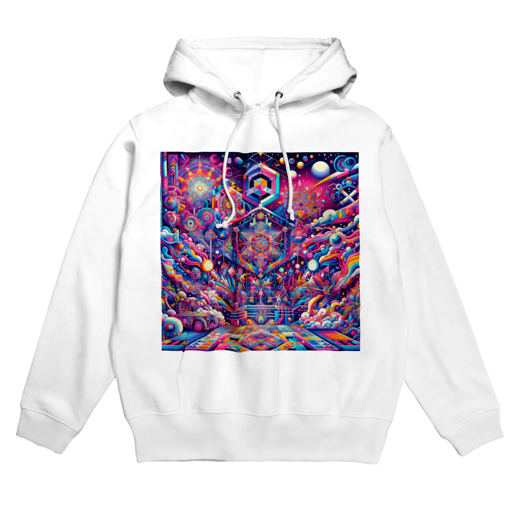 トトベス(T∴B∴M∴)🕊️の神聖リリスちゃん神殿 🌈💞31.サイケデリック宇宙アーケード商店街 Hoodie