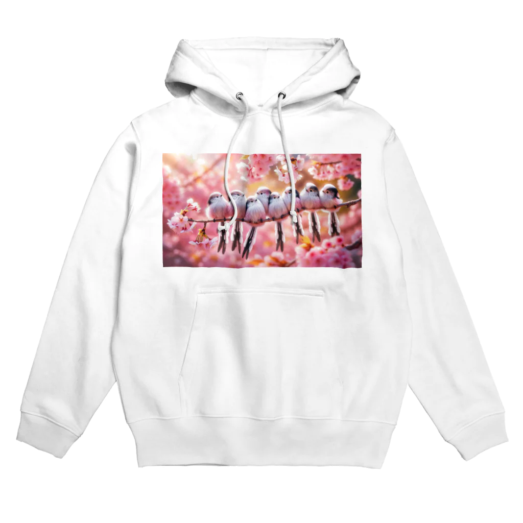 andanteのわくわくshopのシマエナガ春うらら Hoodie