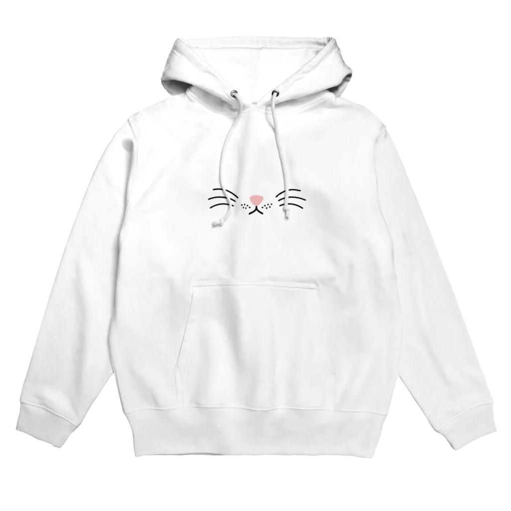 あにまるマスクのシンプルでかわいい猫の顔01 Hoodie