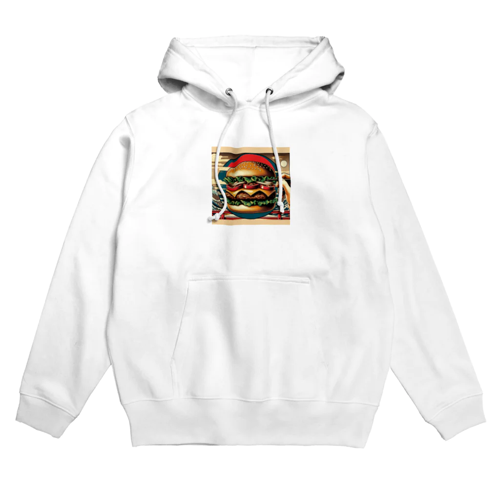 minaminokahoの日本の浮世絵が最新の食文化と融合 Hoodie