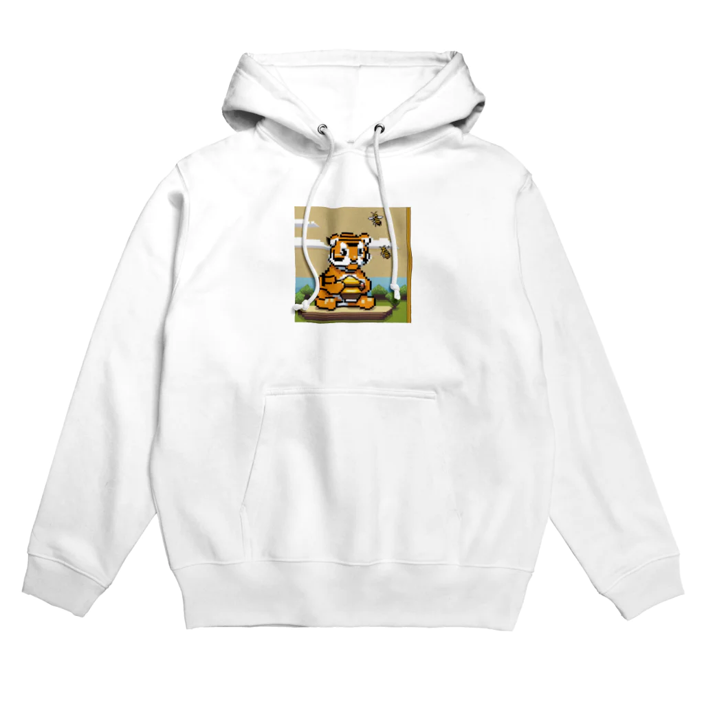 クロスクリエイティブの 蜂蜜を集めているトラ Hoodie