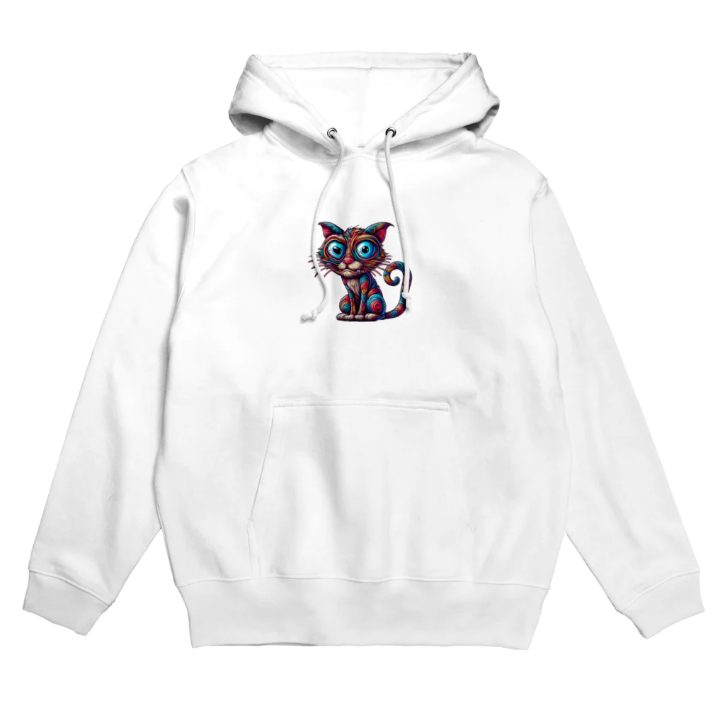 kyomukyomukarenのカラフル猫 Hoodie