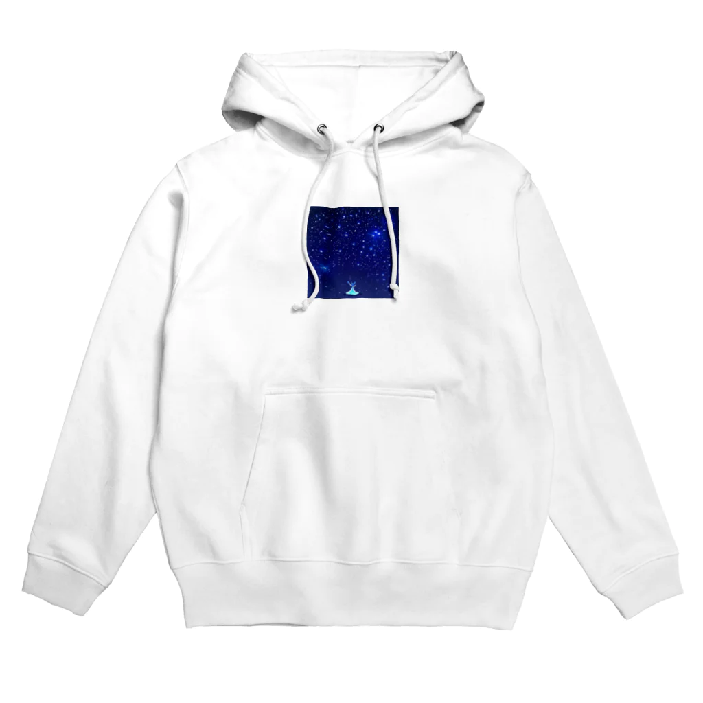 紅藤コミミズクの星に願いを Hoodie