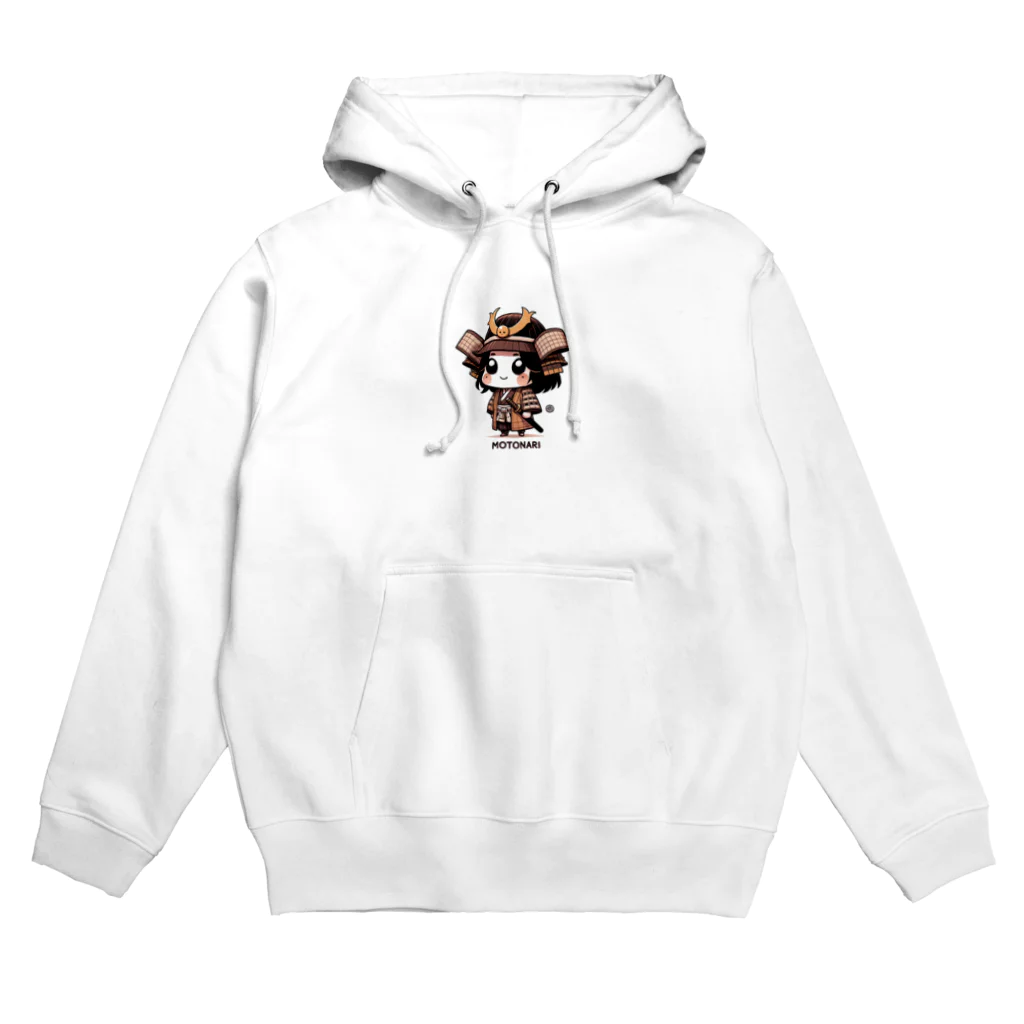 戦国時代マニアのデフォルメ毛利元就君 Hoodie