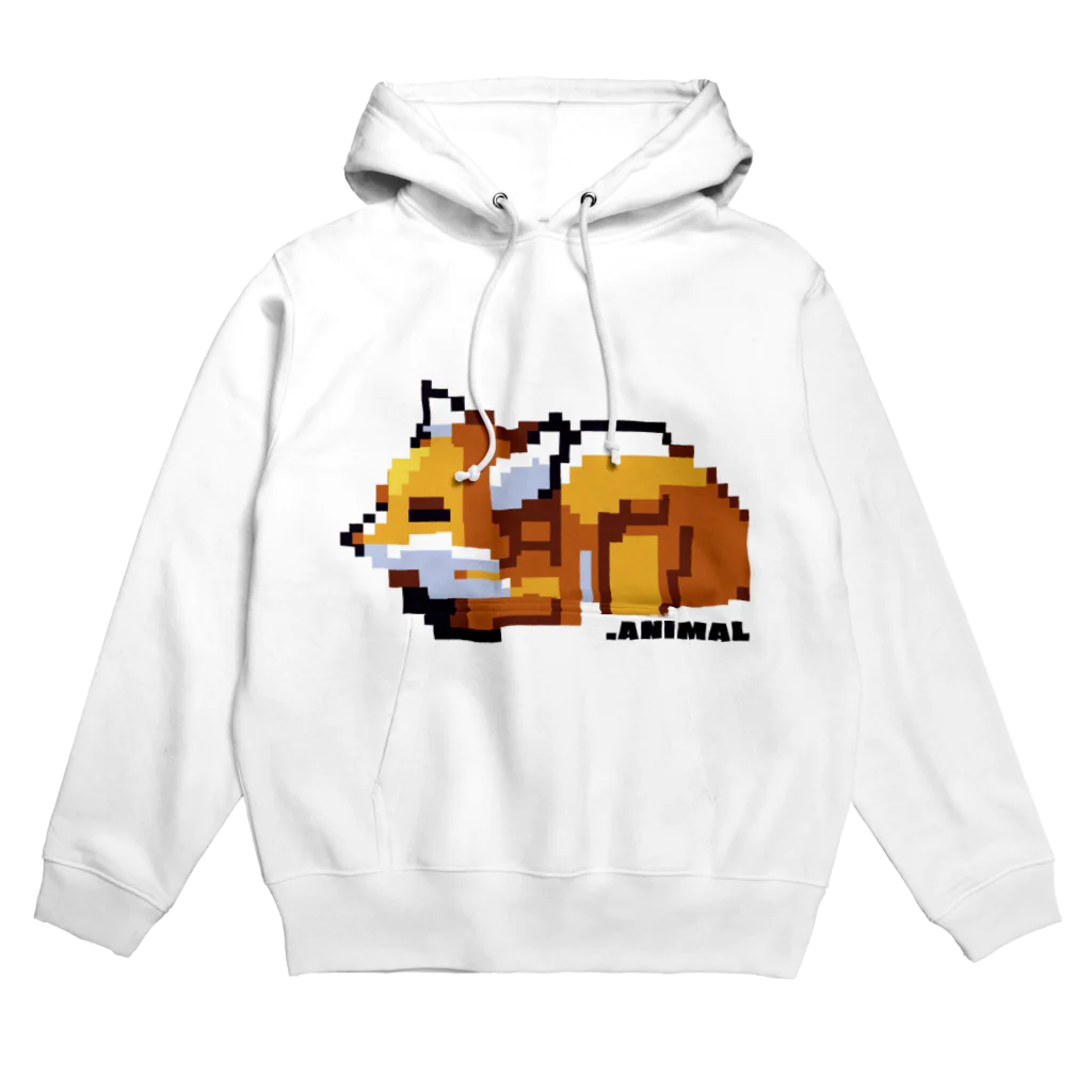 .ANIMALのドットキツネ　 おひるね ver  Hoodie