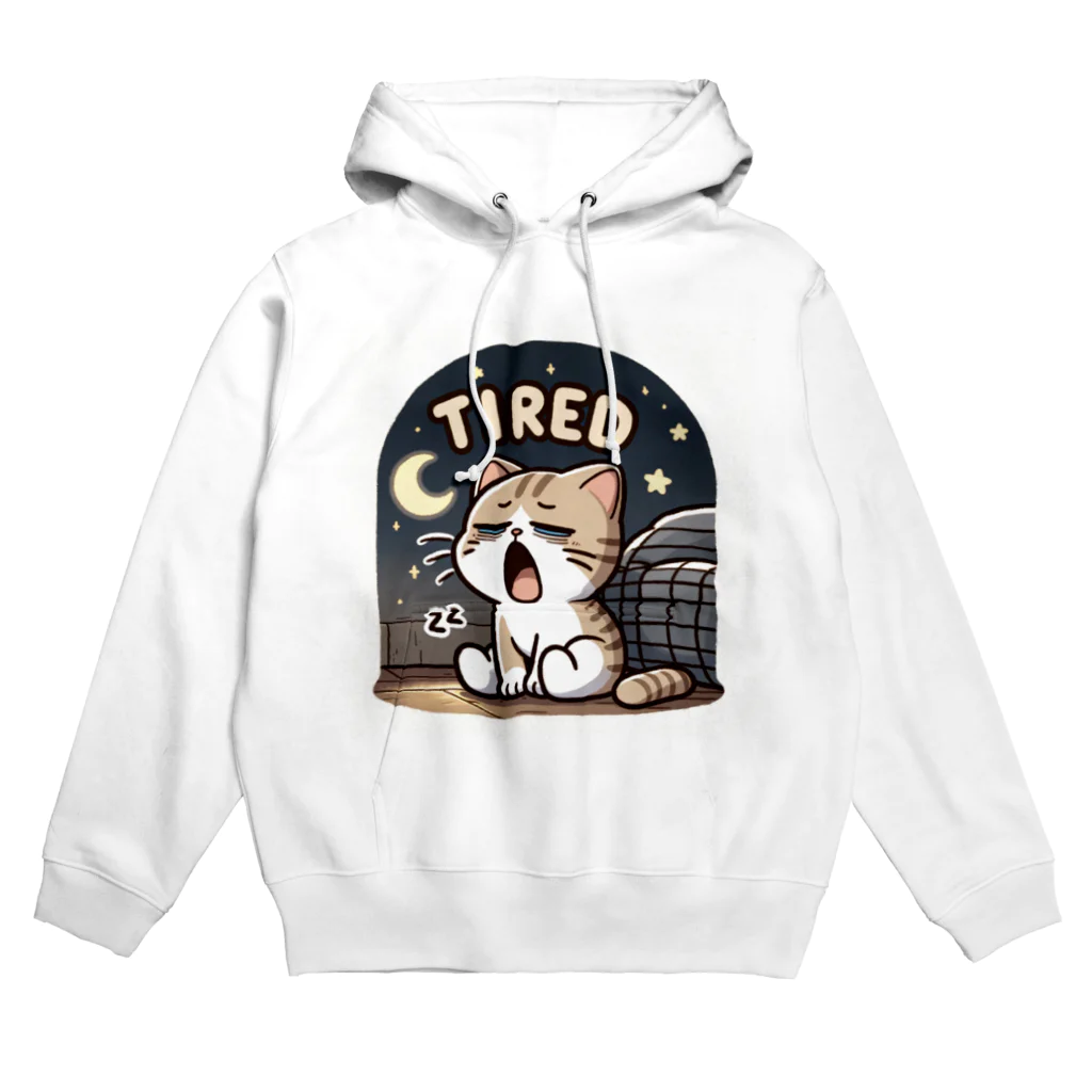 mimikkyu322のTired cat7 Hoodie