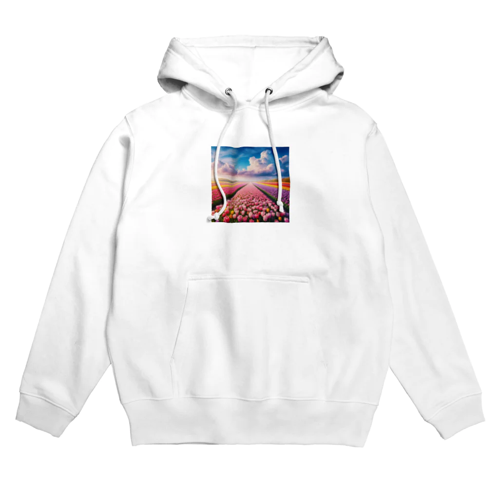 終わらない夢🌈の壮大な風景✨チューリップ🌷バージョン🌈 Hoodie