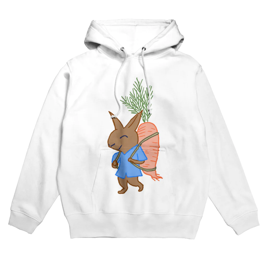 seki_takoyakiのウサギくん Hoodie