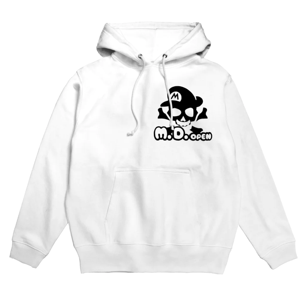 M.D.openのMDskull Hoodie