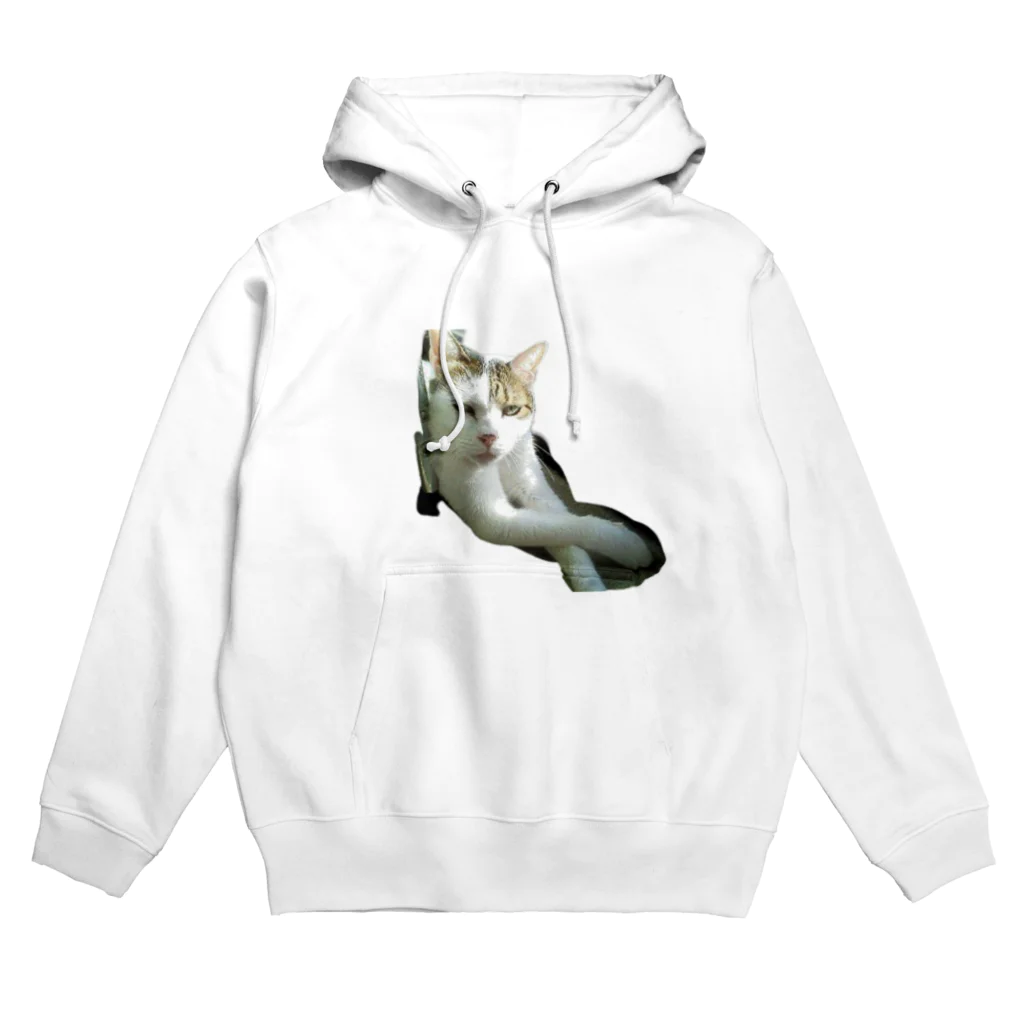 こつぶらんどの手長ねこ族まいちゃん Hoodie